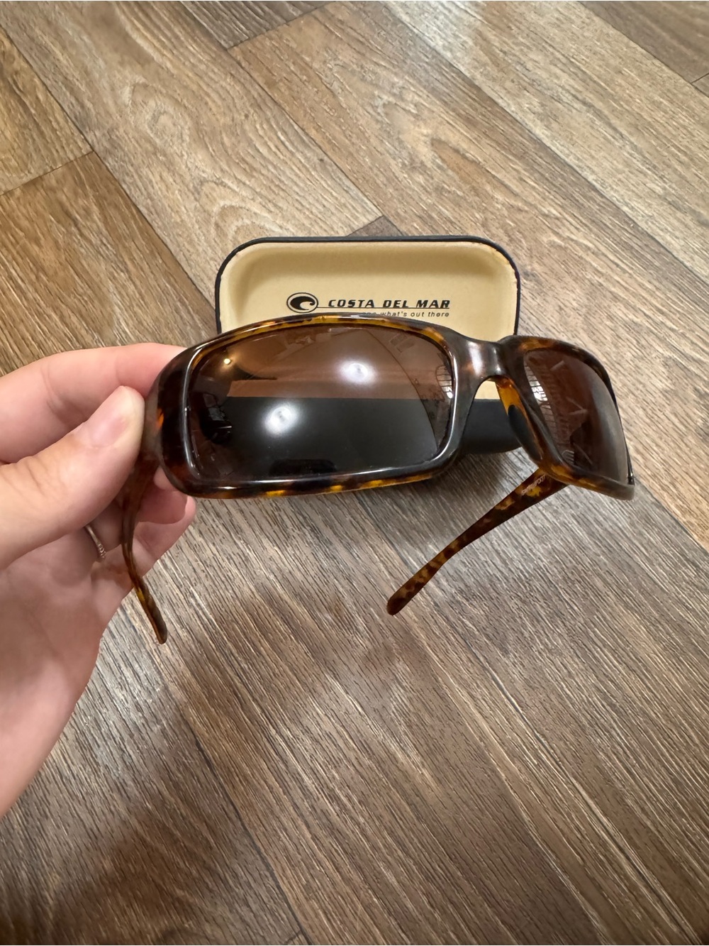 Costa Women's Tortoiseshell Brown Lens Sunglasses - Picture 6 of 7